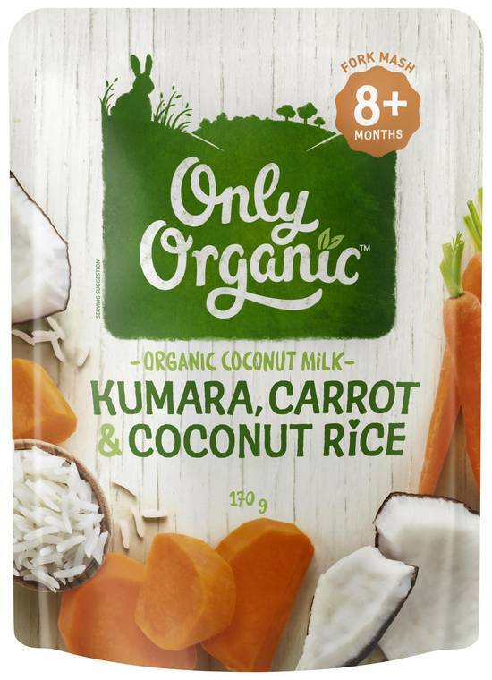 Only Organic Kumara Carrot & Coconut Rice