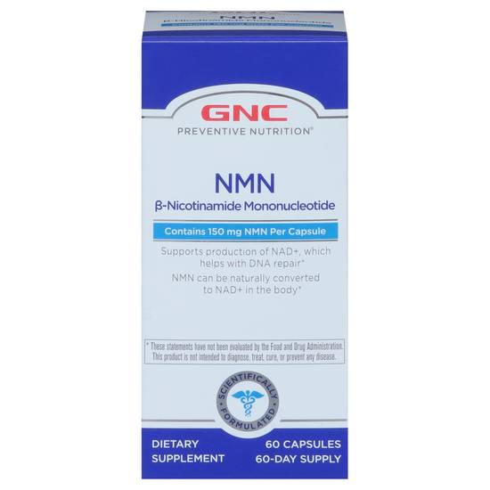 Gnc Nmn B-Nicotinamide Mononucleotide Capsules