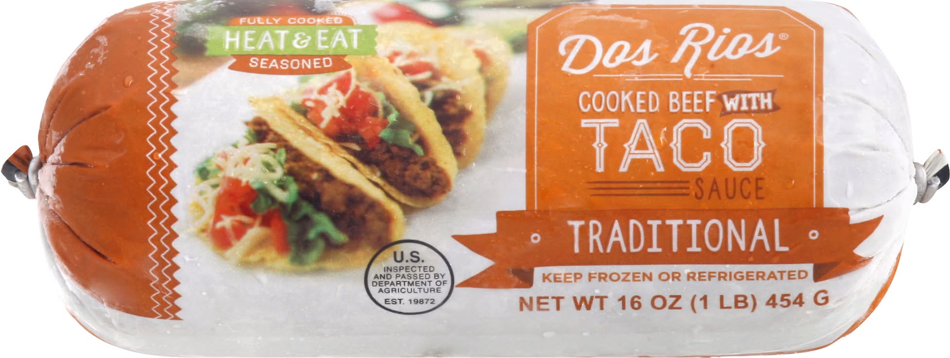 Dos Rios Cooked Beef With Taco Sauce