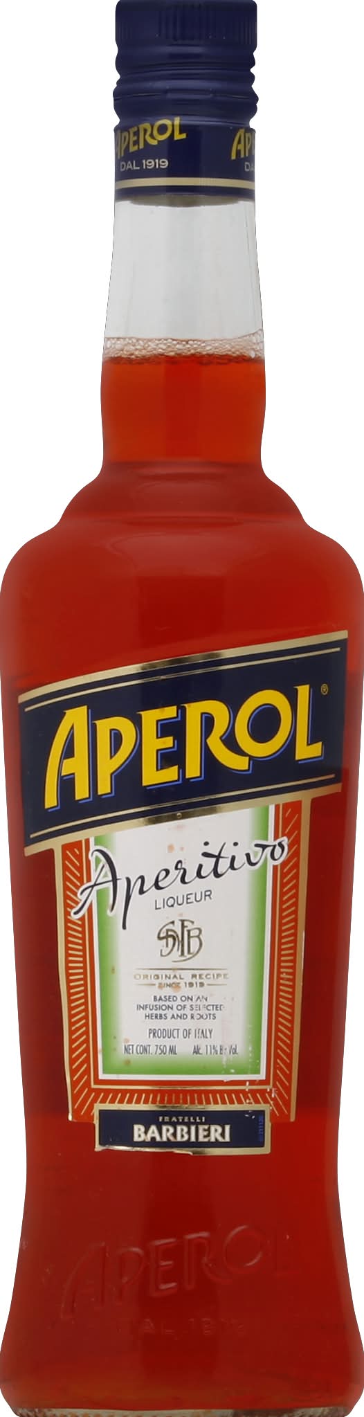 Aperol Aperitivo Since 1919 Barbieri Liqueur (750 mL)