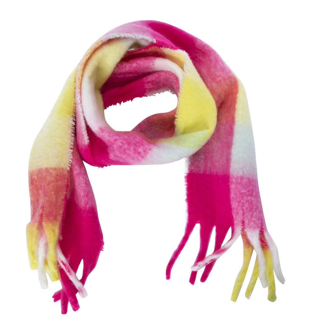 Multicolor Checker Scarf