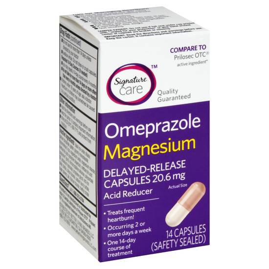 Signature Care Delayed Release 20.6 mg Omeprazole Magnesium (14ct)