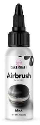 Cake Craft Airbrush Food Color, Black (1.76 oz)