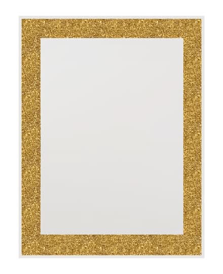 Royal Brites Glitter Glam Poster Board, White-Gold