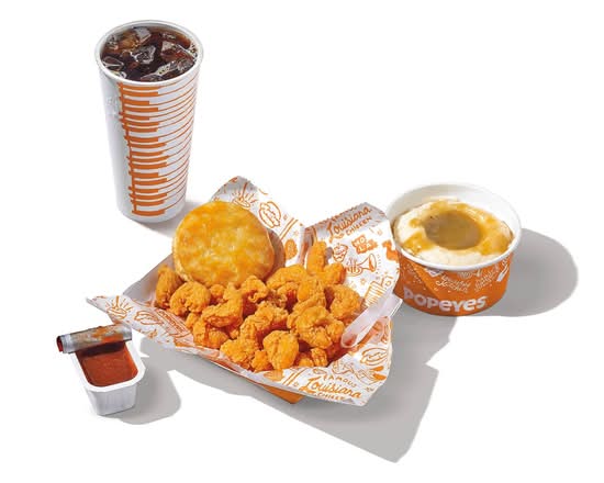 Popcorn Shrimp Combo
