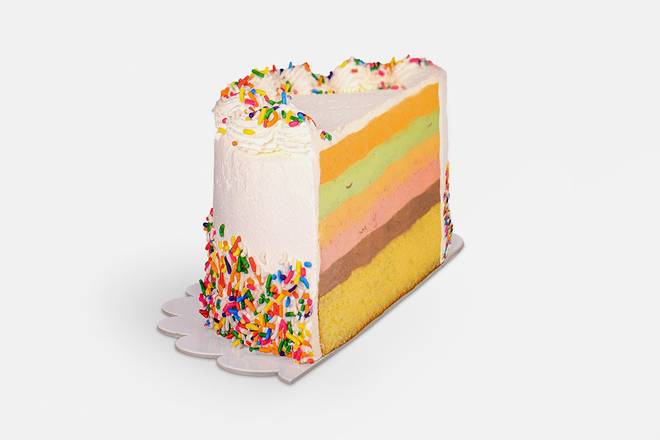 Rainbow Cone Half Cake