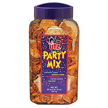 UTZ - Party Mix Barrel -  1/26 oz (1 Unit per Case)