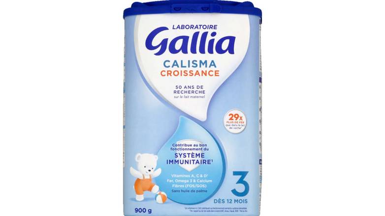 Gallia Croissance 3 +12 mois La boîte de 900g