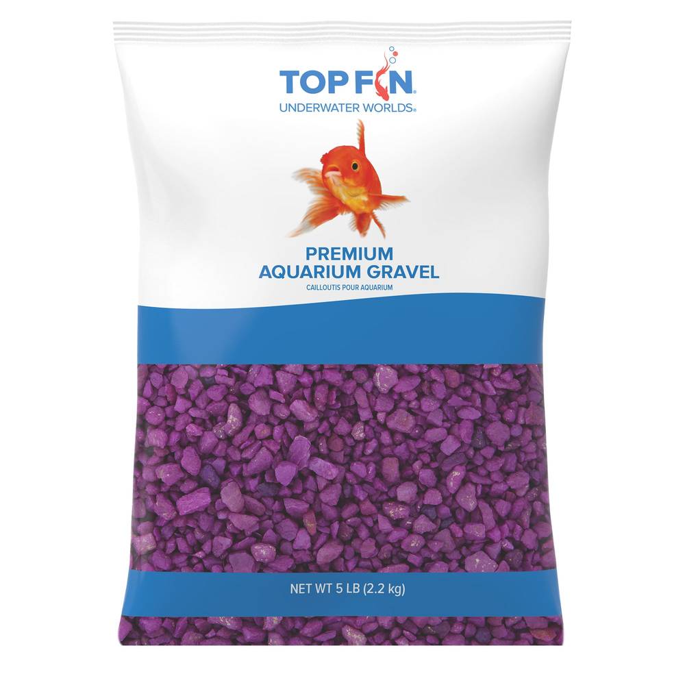 Top Fin® Premium Aquarium Gravel - Lavender (Size: 5 Lb)