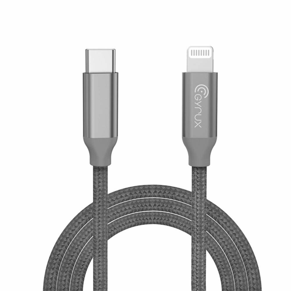 Cable Lightning MFi a C 1.5m Gris Gyrux