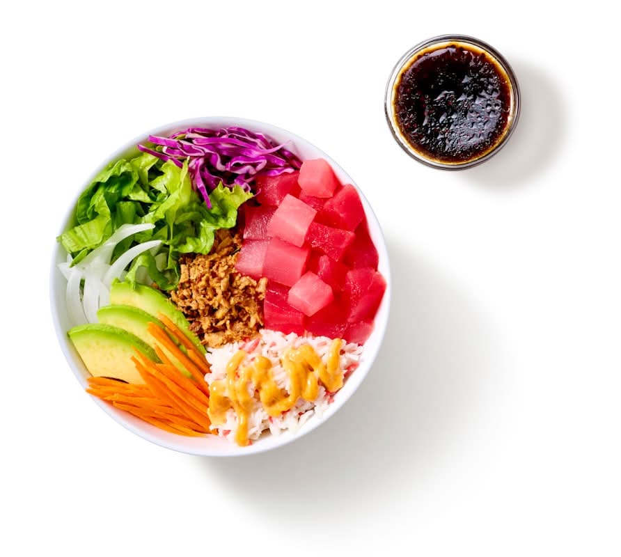 Flyin’ Hawaiian Tuna Poke with Japanese Dressing