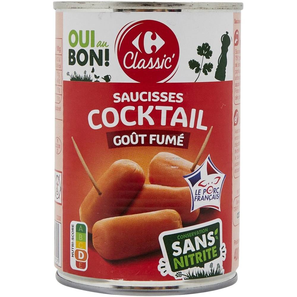 Carrefour Classic' - Saucisses cocktail goût fumé
