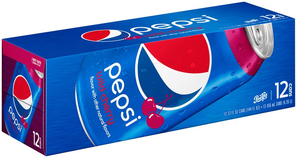 Pepsi- Wild Cherry - 24/12 oz cans (12 Units)