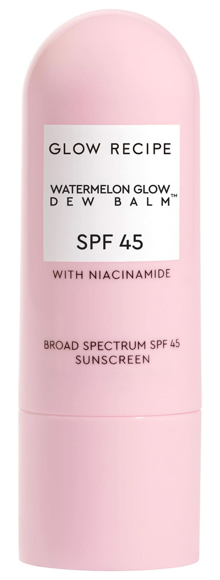 Glow Recipe Watermelon Glow Niacinamide Dew Balm Face Sunscreen Stick- SPF 45 0.58 oz/16.5g