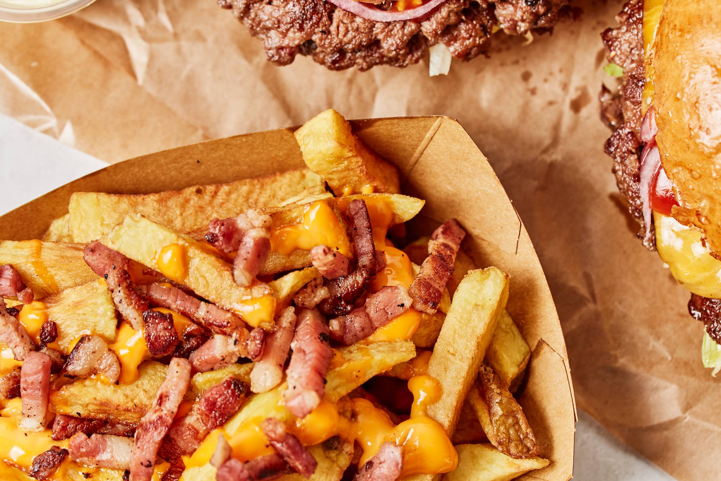 Frites Cheddar Lardons