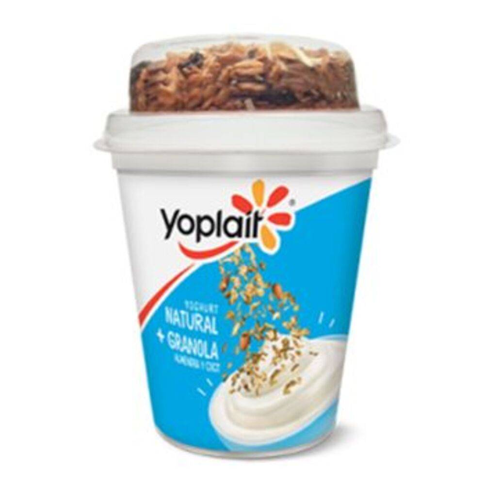 Yoplait · Yoghurt natural + granola almendra y coco (450 g)