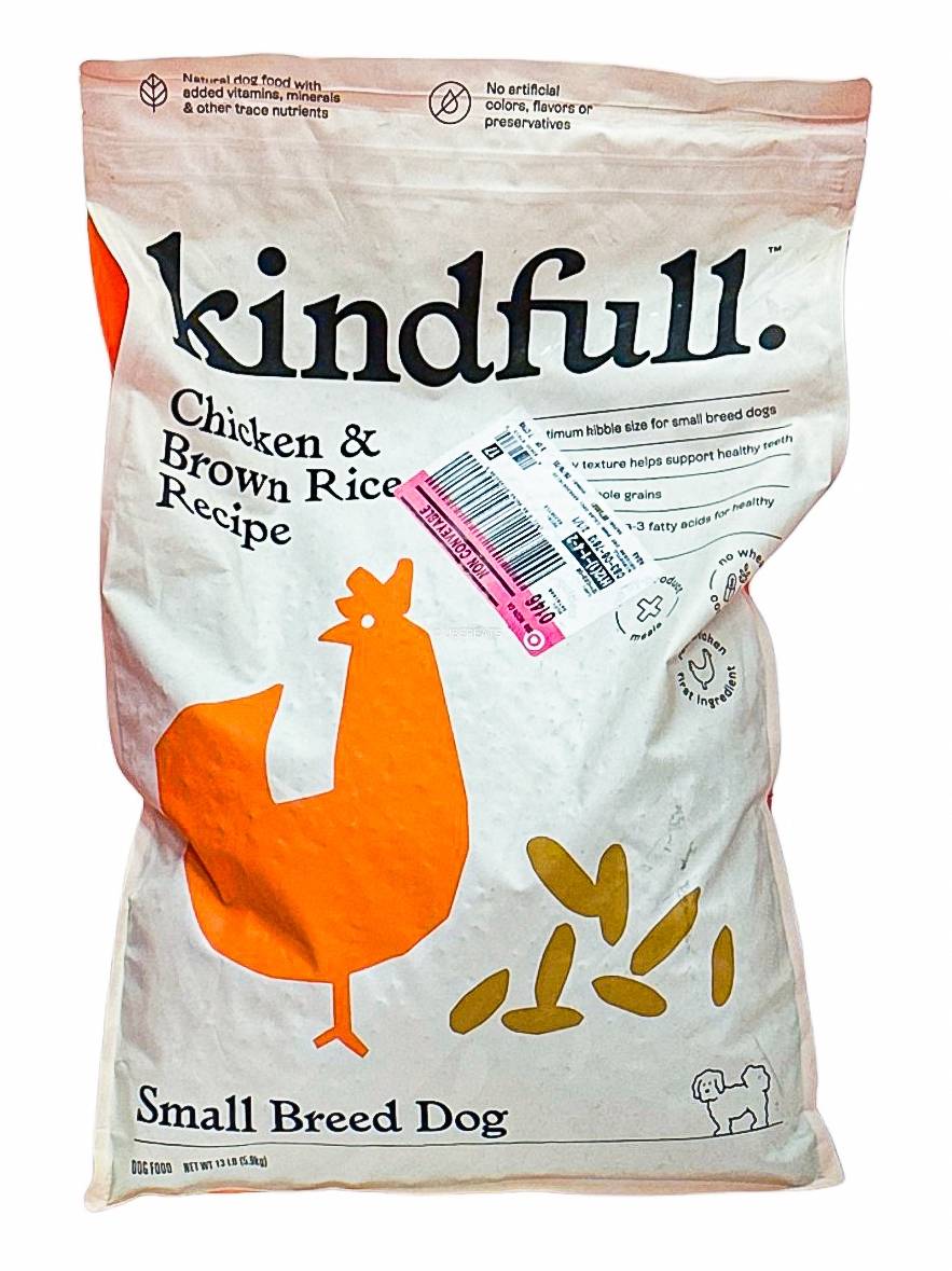 Kindfull Small Breed Dry Dog Food, Chicken & Brown Rice Recipe (5 lbs)