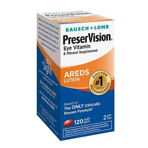PreserVision Eye Vitamin and Mineral Supplement Soft Gels - 120.0 ea