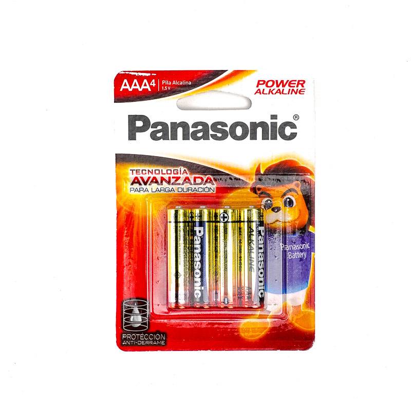 Panasonic batería alcalina power aaa (blíster 4 unids)