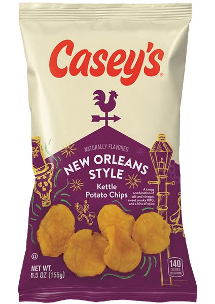 Casey's New Orleans Kettle Chips 5.5oz