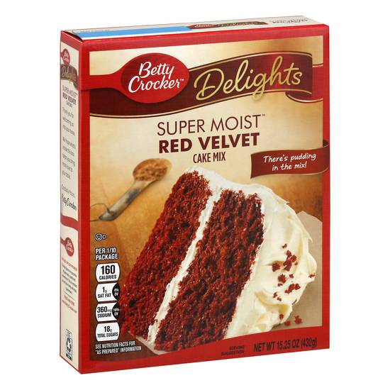 Betty Crocker Delights Super Moist Red Velvet Cake Mix