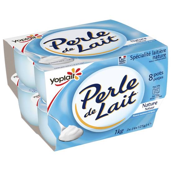 Yoplait - Perle de lait yaourt au nature