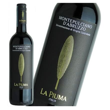 ラ　ピウマ　モンテプルチアーノ　ダブルッツォ　750ml（掲載写真と年数が異なる場合があります）　J-270