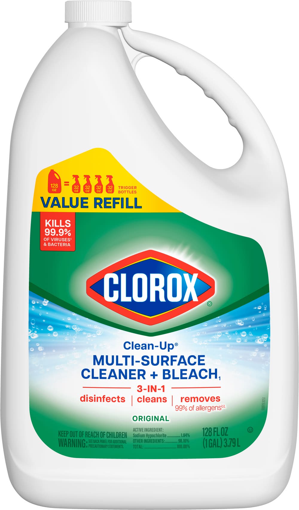 Clorox Clean-Up Original Cleaner + Bleach (128 fl oz)