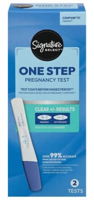 Signature Select One Step Pregnancy Test (2 ct)