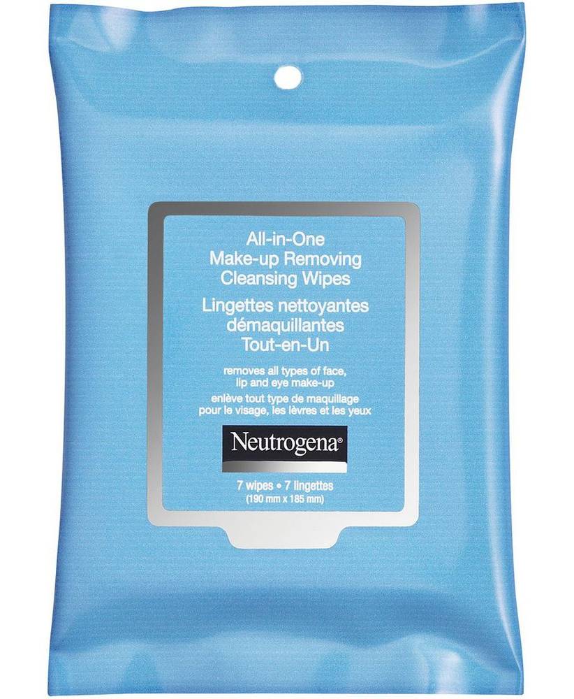 Neutrogena Makeup Remover Cleansing Wipes, Trial Size