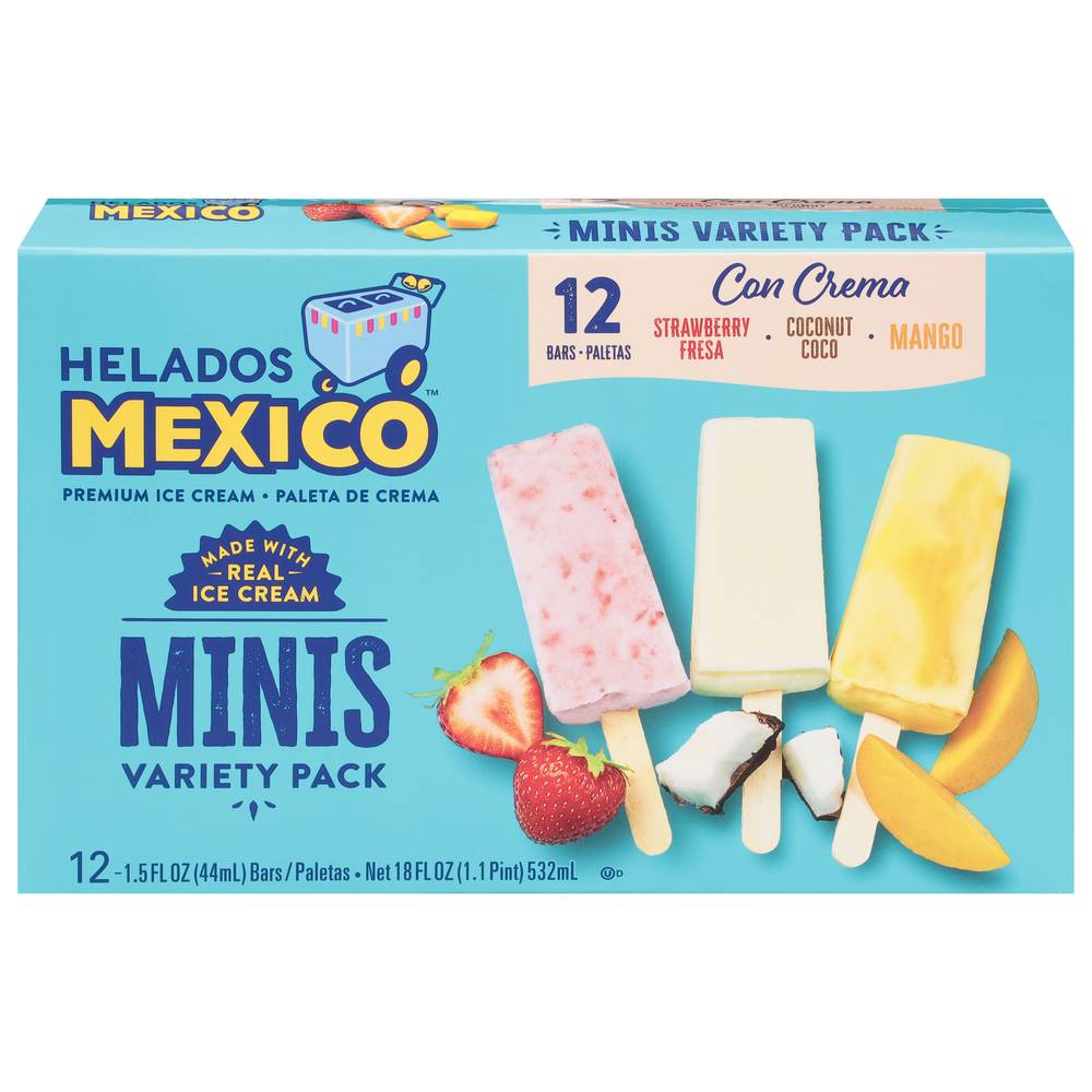 Helados Mexico Mini Variety Ice Cream Bar (1.17 lbs)