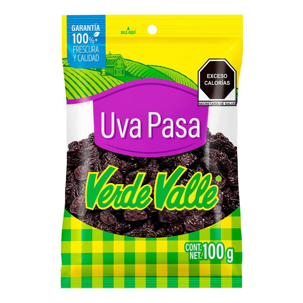 Verde valle uva pasa (bolsa 100 g)
