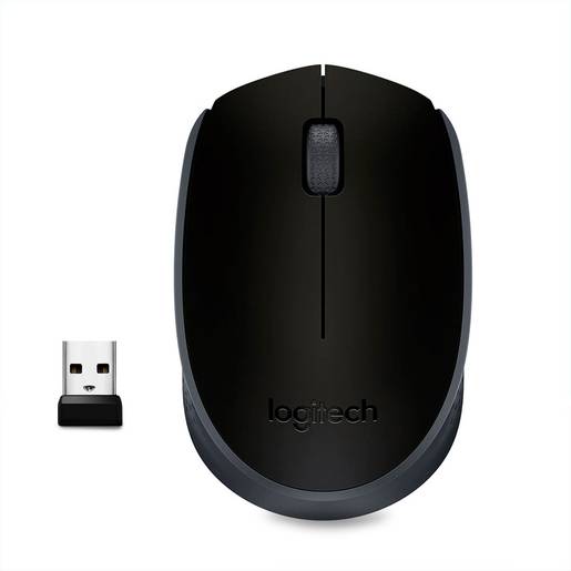 Logitech mouse inalámbrico m170 negro (blister 1 pieza)