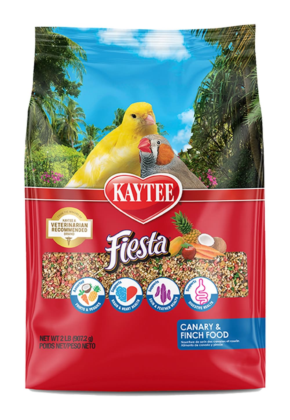 KAYTEE® Fiesta Canary & Finch Food (Color: Assorted, Size: 2 Lb)