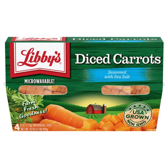 Libby's Diced Carrot (4 x 4 oz)