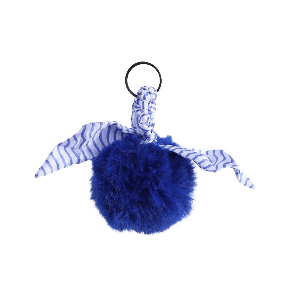 Miniso · Llavero pompón, azul