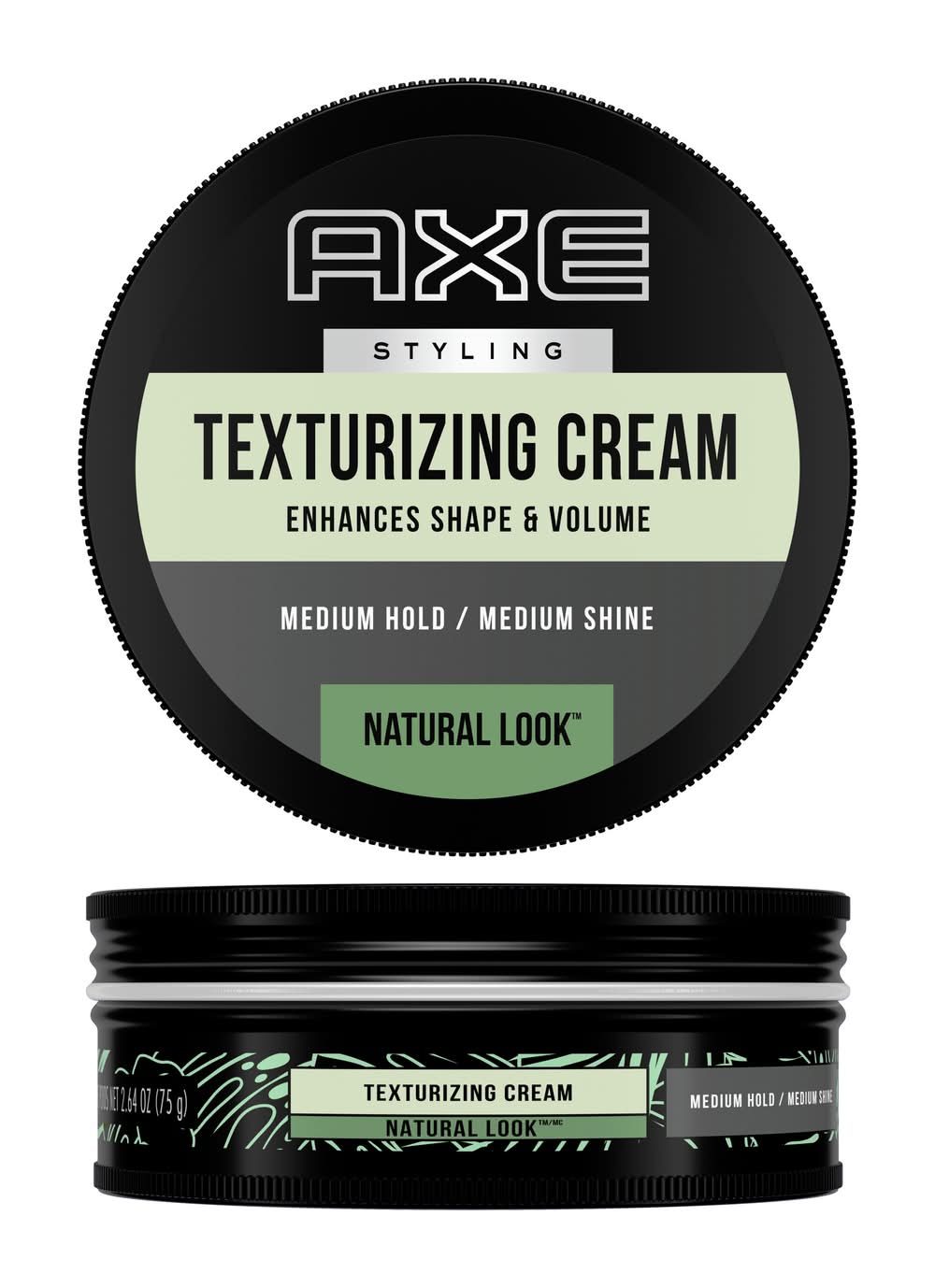 Axe Natural Look Medium Hold/Medium Shine Styling Texturizing Cream (2.64 oz)