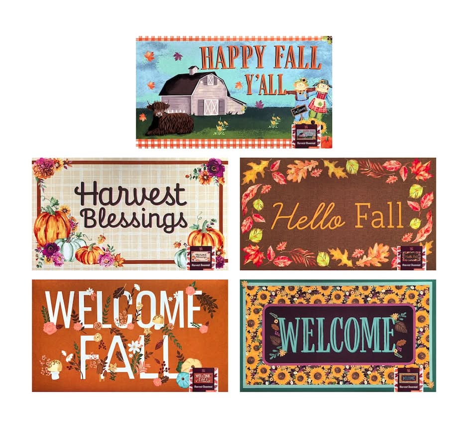 Harvest Theme Doormat, Assorted
