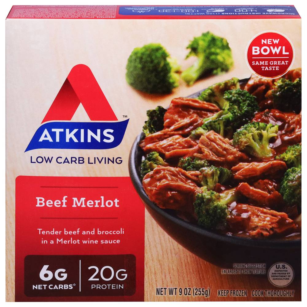 Atkins Merlot Beef