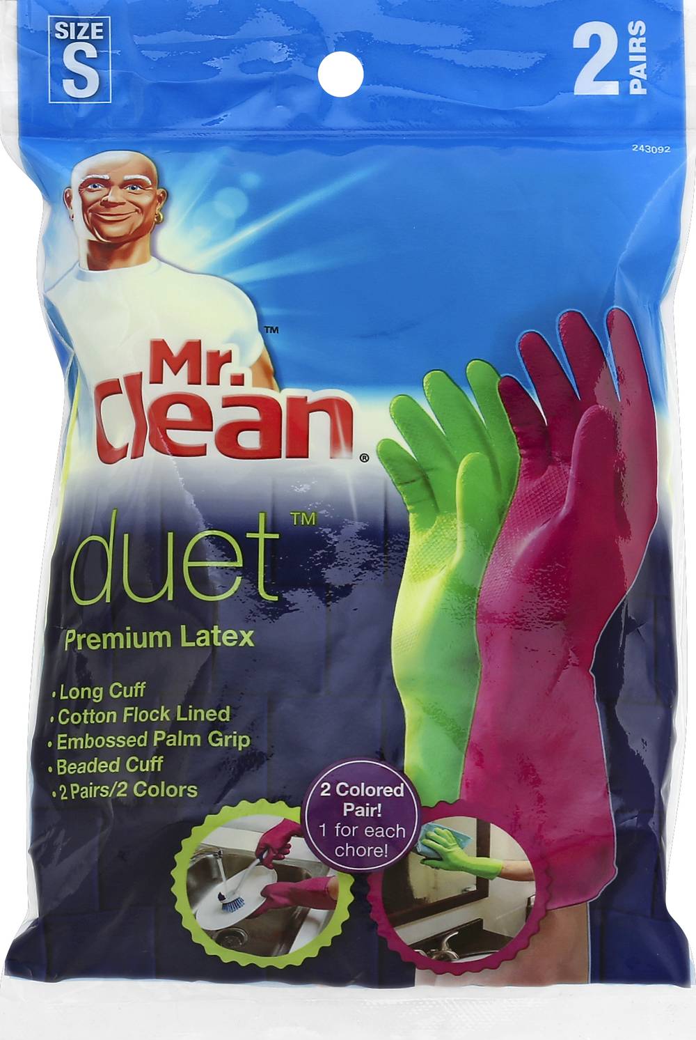 Mr. Clean Premium Latex Gloves (3.2 oz)