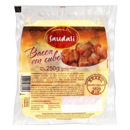 Saudali bacon em cubos (200g)