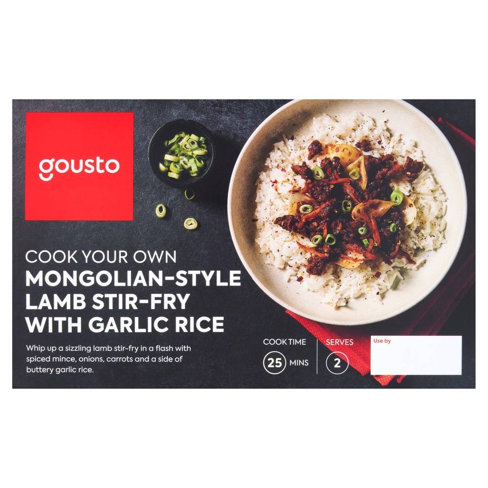 SAVE £1.50 Gousto Mongolian Lamb Stir-Fry