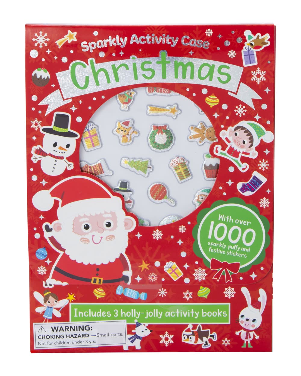Sparkly Christmas Activity Case With Over 1000 Stickers