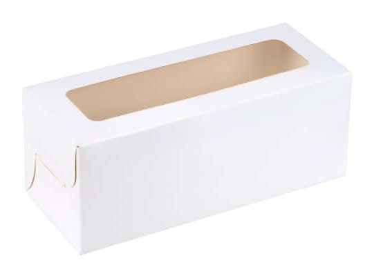 Celebrate It Window Treat Boxes, 8 in X 3.25 in, White (3 ct)