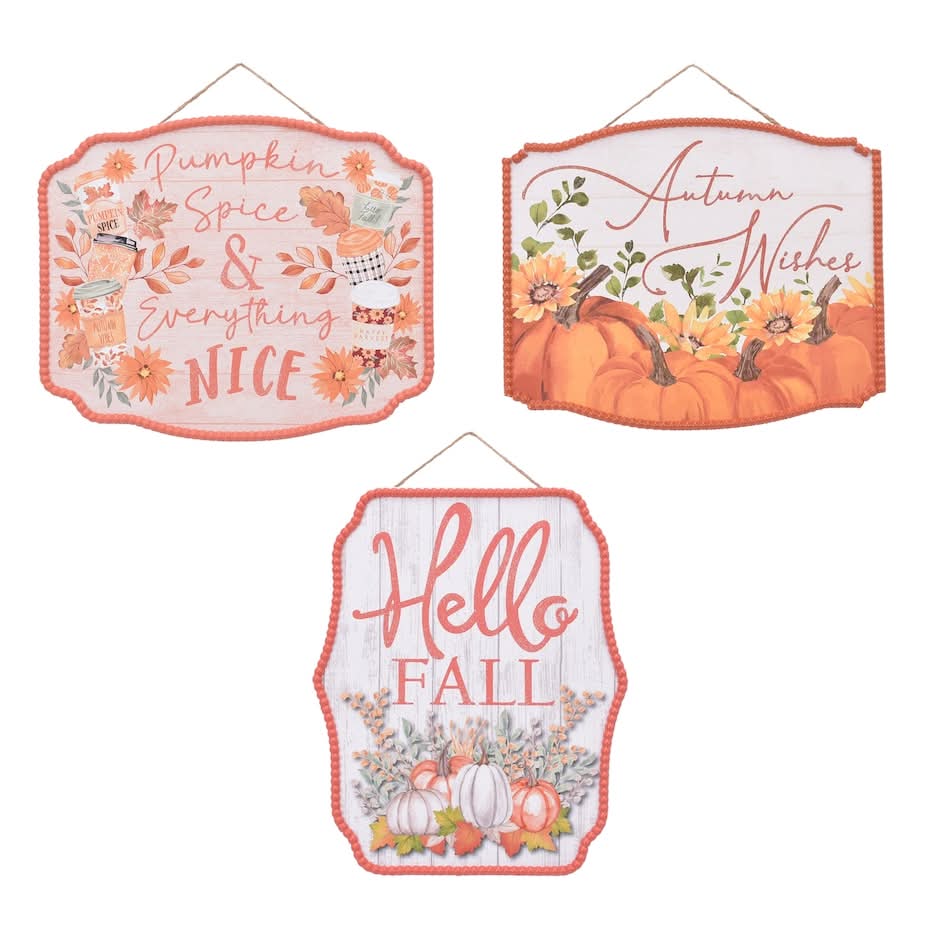 Harvest Beaded Wall Sign, 1 ct