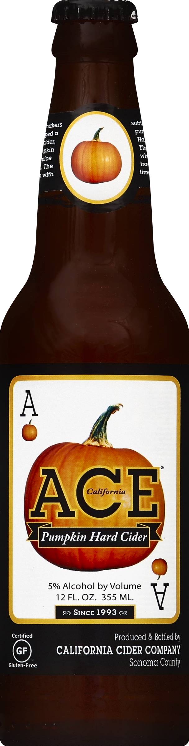 ACE Pumpkin Hard Cider (12 fl oz)
