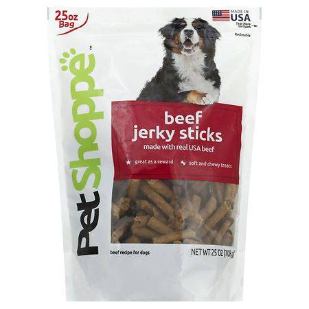 Petshoppe Corn, Soy, Wheat, and Gluten Beef Jerky Sticks