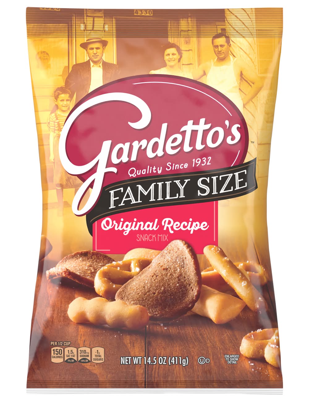 Gardetto's Family Size Snack Mix, Original Recipe (14.5 oz)