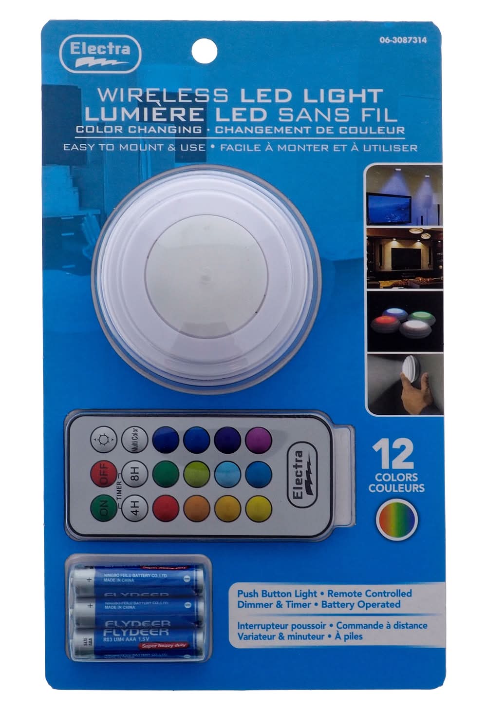 Electra Wireless Color Changing Led Light With Control