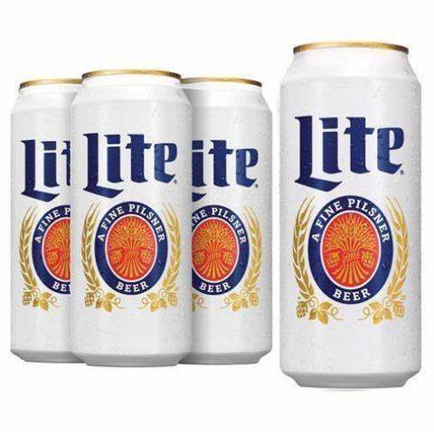 Miller Lite 4 Pack 16oz Can